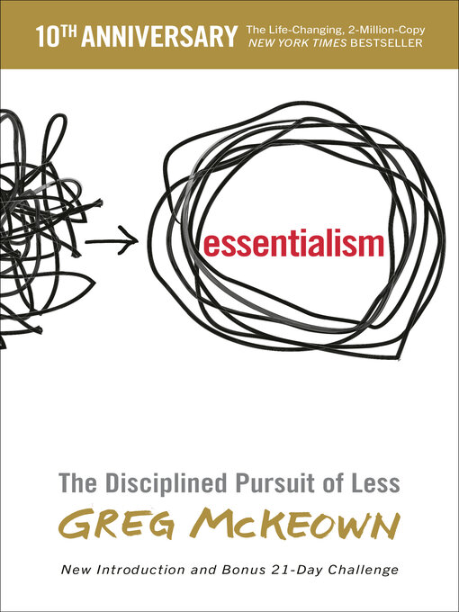 Title details for Essentialism by Greg McKeown - Available